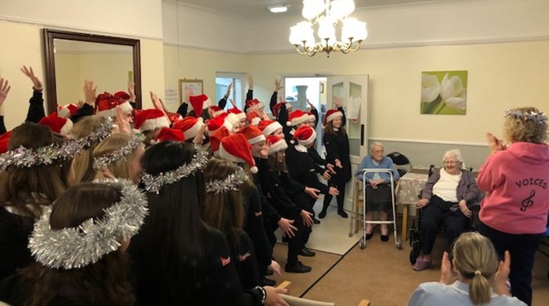Care home singing 