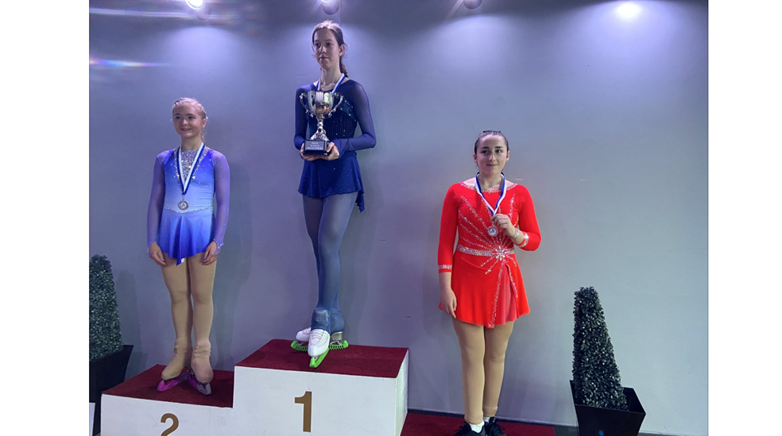 Caitlin ice skating